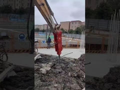 YTB100 Tipo superior / Triângulo Quebra hidráulica 100 Chisel, fato 10-16 toneladas