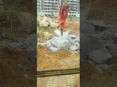 YTB140 Top Type / Triangle Hydraulic Breaker 140 Chisel, fato 19-26 toneladas