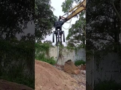 Máquina de escavação GuangLin com captador de pedra / madeira