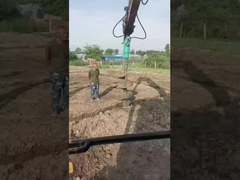 Brand new driller espiral Hydraulic Auger máquina de perfuração feita na China