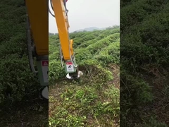 Acessórios de escavadeira Cortar madeira hidráulica, cortar ramos, escova clara