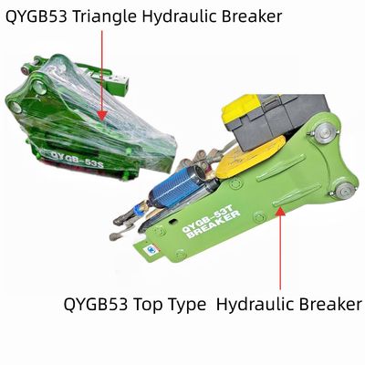 Excavadora de 3 a 5 toneladas Marteladora hidráulica QYGB53 53 Chisel para mineração de energia