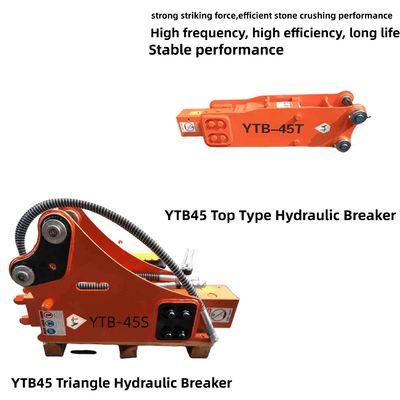 YTB45 Tipo superior / Triângulo Quebra hidráulica 45 Chisel Suit 1,2-3,0 toneladas
