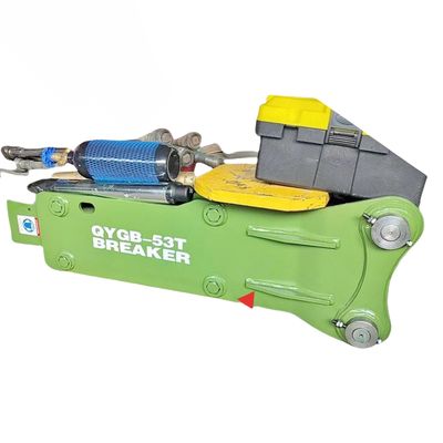 QYGB53 Quebra-cabeça hidráulica martelo de topo tipo 53MM Chisel para escavadeira de 3-5 toneladas