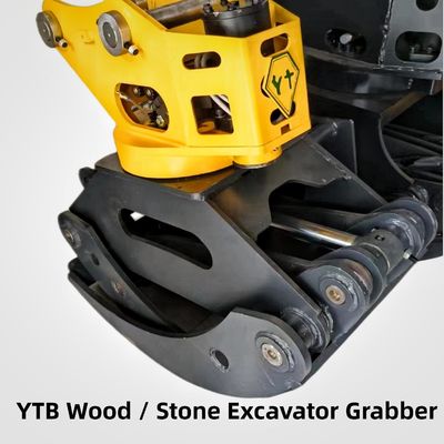 YTB Excavadora de madeira / pedra Grabber Tipo hidráulico e eletrônico para escavação
