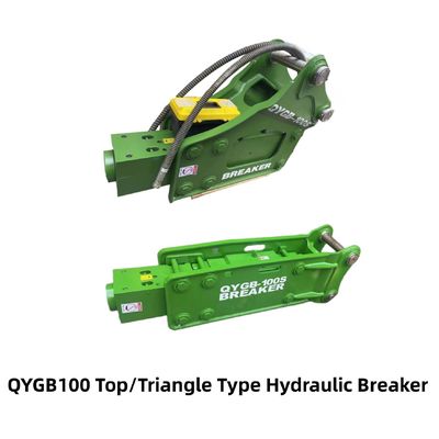 Tipo superior / Triângulo Hydraulic Breaker Hammer QYGB100 100 Chisel para 10-16 toneladas